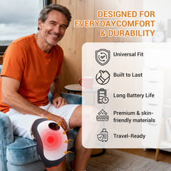 Knee and Joint Pain Physiotherapy Massarger with Vibration Heat Air Compression