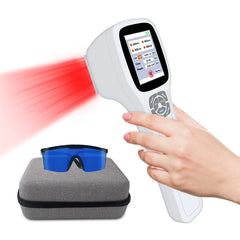 ZJZK 2500mW Touchscreen Cold Laser Device Physical Therapy for Pain Relief Human and Animals